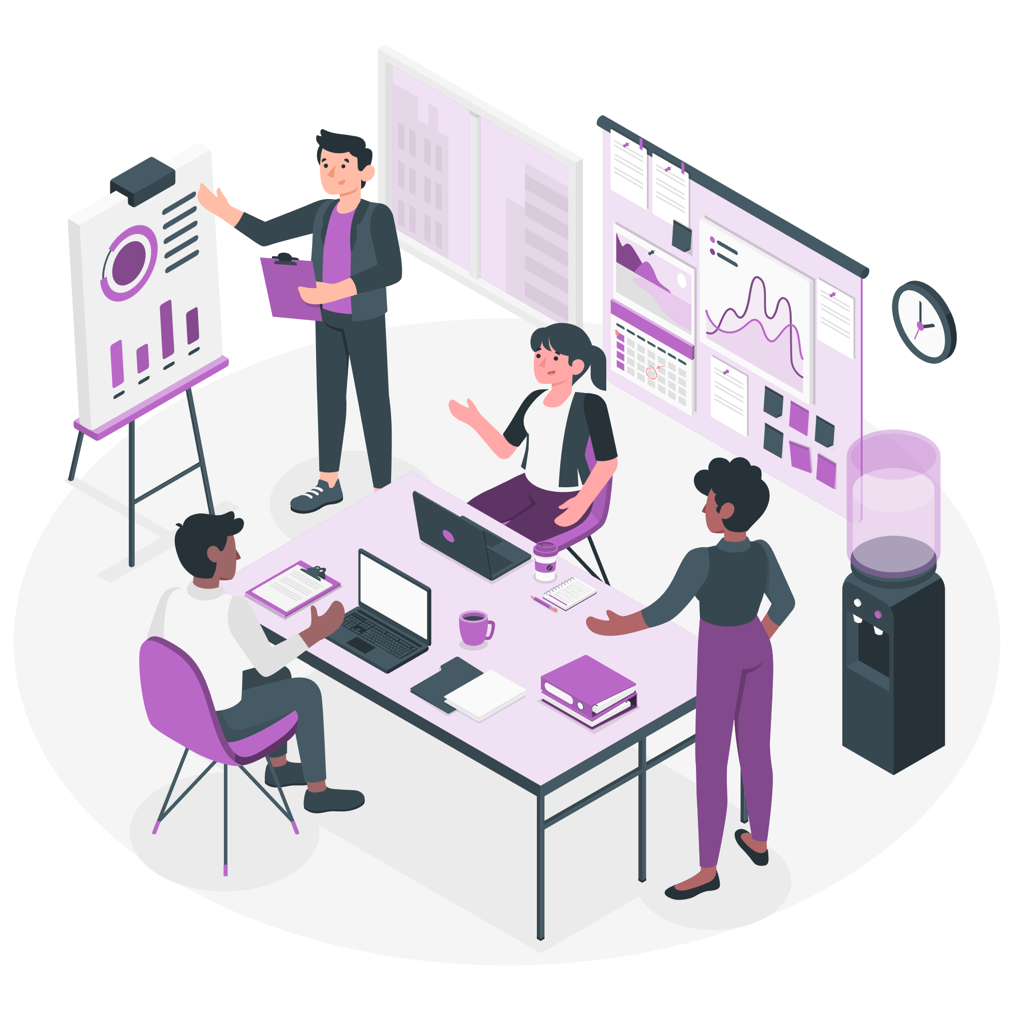 Ilustrație cursuri UX/UI UnitedBusinessFederation